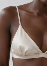 Bella Silk Bra closeup