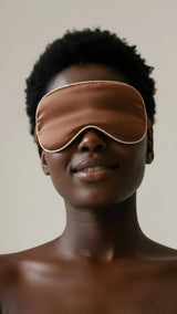 Silk Eye Mask Chocolate